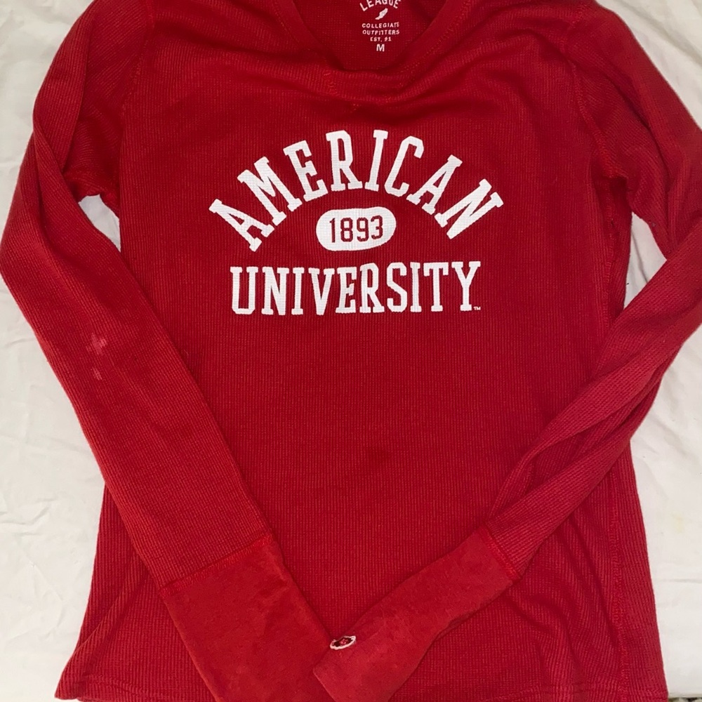 (Sold) Y2k vintage red long sleeve graphic shirt
